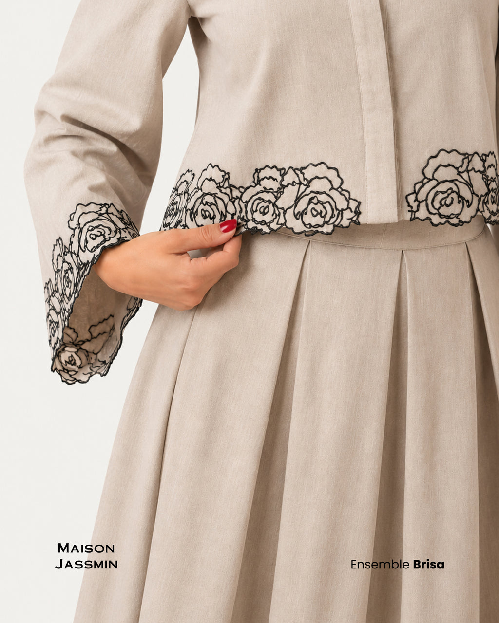 Ensemble Brisa in Beige